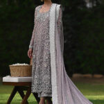 Taupe Gray Tulipa Wedding Dress