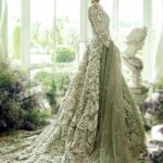 Dark Asparagus Strobus Bridal Maxi