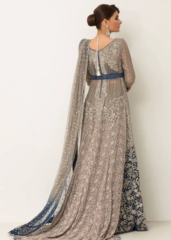 Embellished Net and Silk Traditional Ensemble - Image 4
