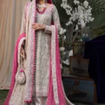 Elegant Beigish Grey Net Ensemble