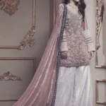 Deep Purple Embroidered Ensemble