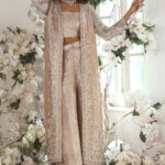 Shimmering Champagne Bridal/Formal Ensemble