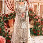Snow and Silver Bridal Sharara Ensemble