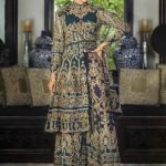 Eagle Green Embellished Anarkali Sharara Set
