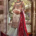 Rose Taupe Net Sharara Ensemble