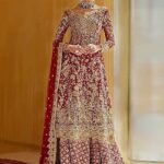 Rosewood Embellished Chiffon Sharara Set