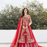 Crimson Royale Jacket Bridal Set