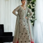 Exquisite Cutwork Bridal Garara Ensemble