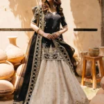 Midnight Ivory Garden Bridal Set