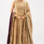 Golden Embellished Formal Ensemble