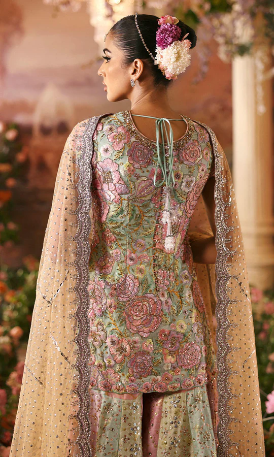 Vibrant Multicolor Sharara and Kameez Ensemble - Image 3