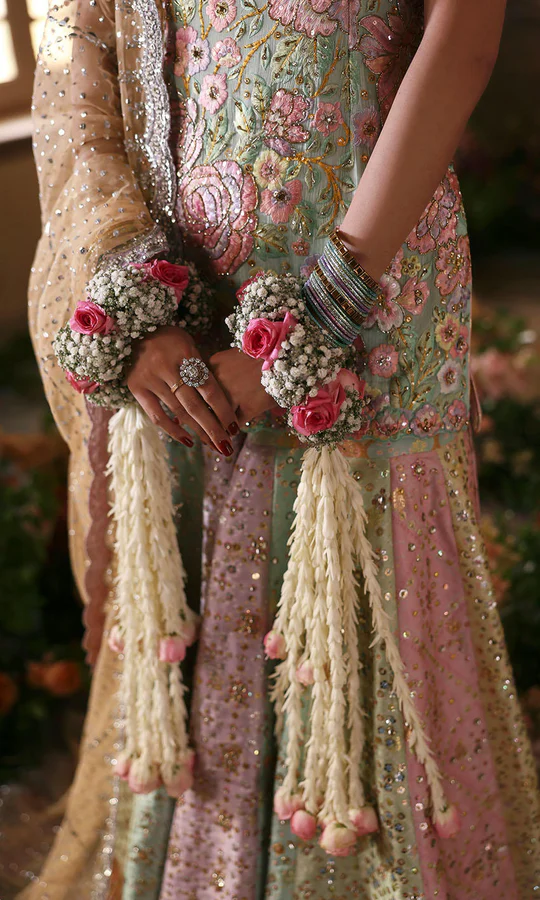 Vibrant Multicolor Sharara and Kameez Ensemble - Image 4