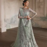 Mint Elegance Bridal Lehenga Set