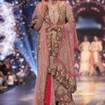 Elegant Beige and Redwood Sharara Ensemble