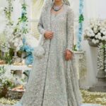 Celina Aqua Trailed Bridal Ensemble