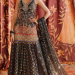Elegantly Embellished Halter Ensemble