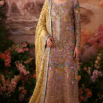 Mauve Handworked Chiffon Ensemble
