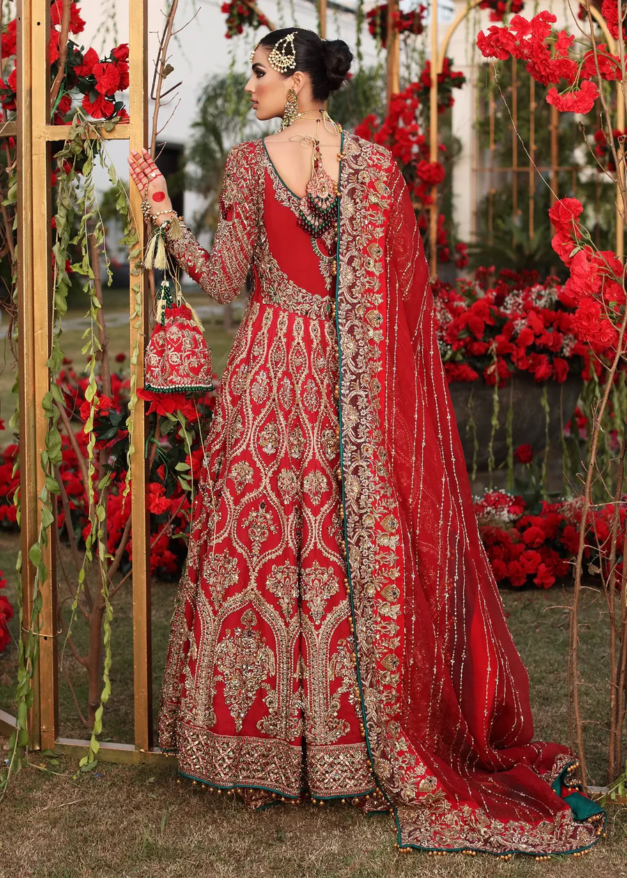 Aafreen Crimson Bridal Ensemble - Image 4