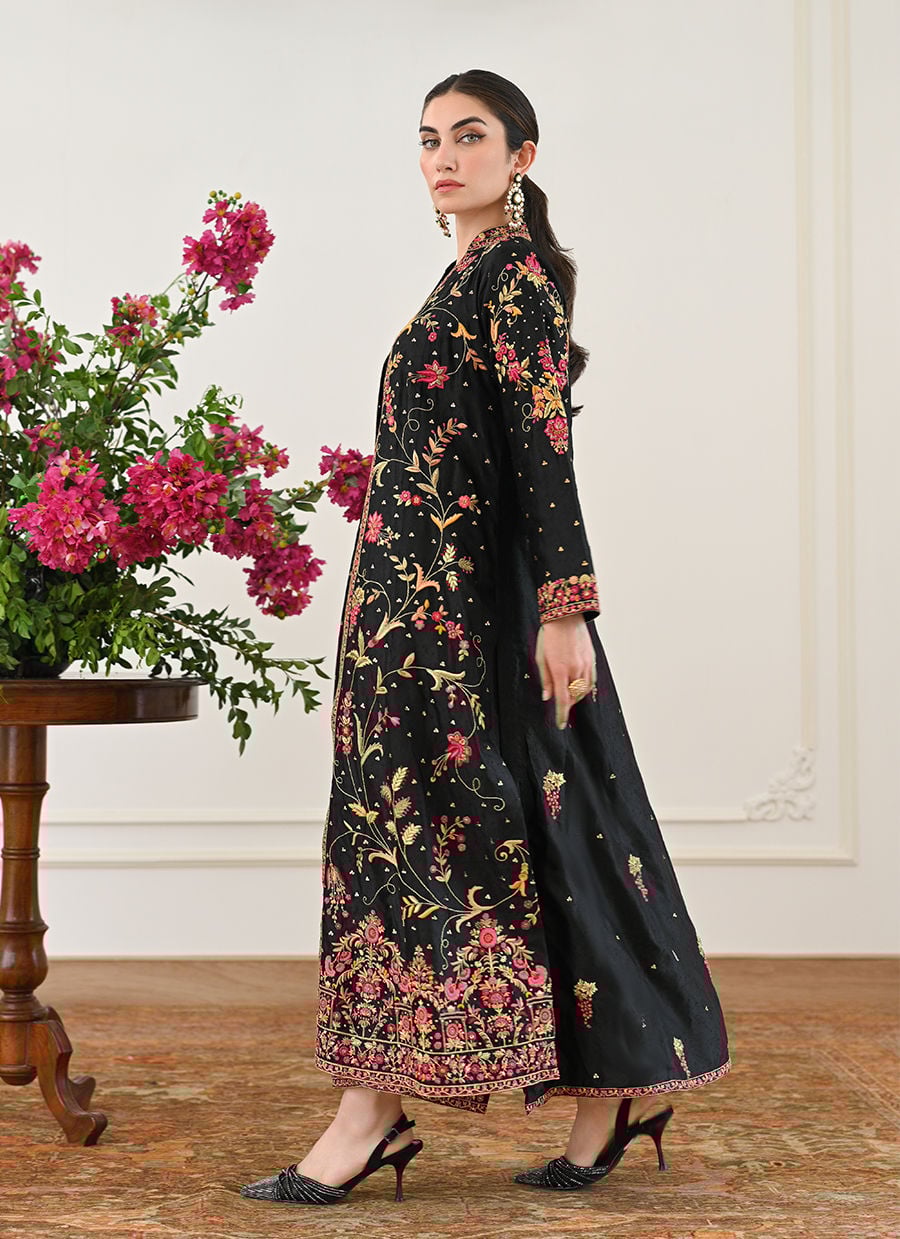 Midnight Luxe Jamawar Ensemble - Image 6
