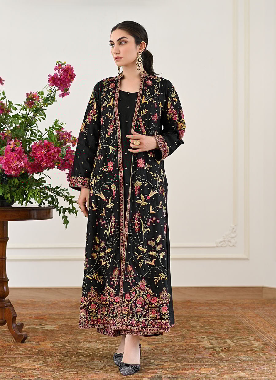 Midnight Luxe Jamawar Ensemble - Image 7