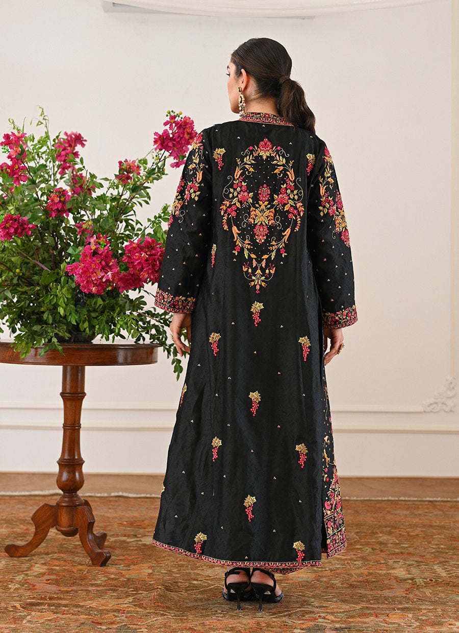 Midnight Luxe Jamawar Ensemble - Image 8