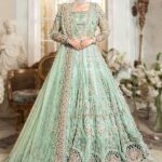 Opulent Embellished Bridal Maxi Ensemble