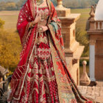 Majestic Maroon Bridal Lehenga Set