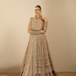 Dusty Pink Pishwas with Sharara – A Dreamy Bridal Ensemble in Pastel Elegance