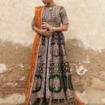 Regal Green Pishwas Sharara Bridal Ensemble