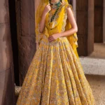 Exquisite Red Raw Silk Lehenga Choli with Golden Embellishments