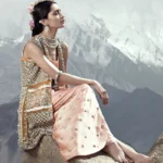 Rust Hand-Embellished Front-Open Jacket with Satin Silk Underdress