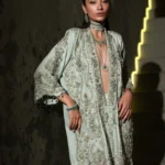 Aqua Mint Raw Silk Ensemble