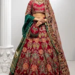 Elegant Maroon Lehenga