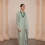 Azure Blossom Bandhani Ensemble