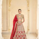 Scarlet Radiance Bridal Ensemble