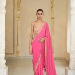 Blush & Gold Heritage Sari Set
