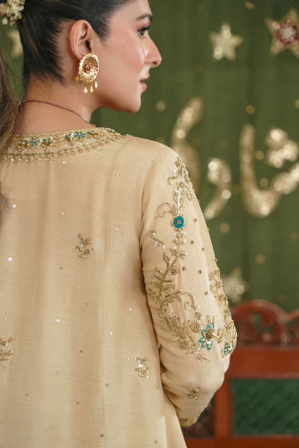 Iraah Soft Beige Bridal Ensemble - Image 5