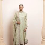 Emerald Glow Wedding Ensemble