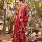 Royal Zardosi Long Kameez Set