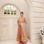 Coral Reverie Banarsi Kalidaar Ensemble