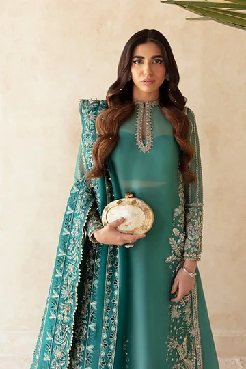 Azure Elegance Wedding Ensemble - Image 4