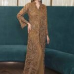 Embellished Floor-Length Shirt with Palazzo Pants