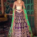 Embellished Indian Lehenga Choli with Puffy Lehenga