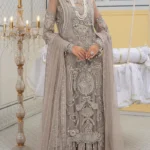 Custom Shirt, Trouser, and Dupatta Ensemble for Bridal Elegance