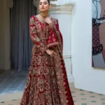 Regal Embroidered Long Gown