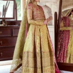 Heavily Embellished Maroon Lehenga Choli Pakistani Bridal Dress