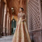Imperial Maroon & Gold Heritage Lehenga