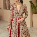 Barn Red Bejeweled Bridal Symphony