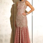 Rosewood Glamour Hand-Embellished Maxi