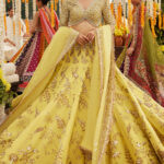 Gold Foil Embellished Lehenga Set